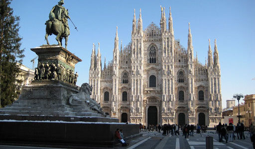 La ville de Milan (Milano) en Italie – une des principales ville de la mode dans le monde La ville de Milan (Milano) en Italie – une des principales ville de la mode dans le monde