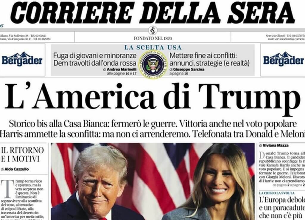 Corriere della Sera journal Italien