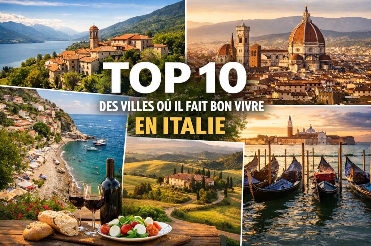 Top 10 des villes où il fait bon vivre en Italie